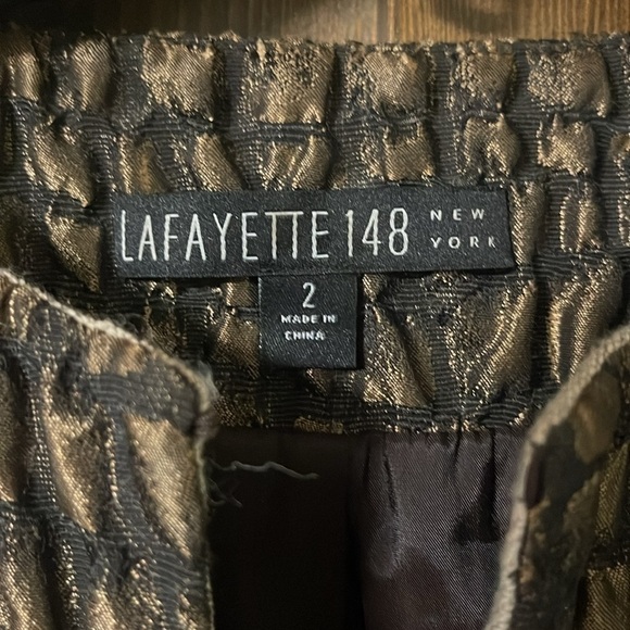 Lafayette 148 New York Vintage 2012 Wool Embossed Hook Closure Jacket Size 2 - Picture 4 of 7